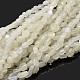 Brins de perles de pépites de pierre de lune blanche naturelle(X-G-J335-45)-1