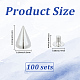 100 pi&egrave;ces rivets en alliage(FIND-GF0008-54P)-2