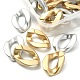 20Pcs 2 Colors Opaque Spray Painted Acrylic Linking Rings(OACR-YW0001-52)-2