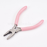Pink Iron Flat Nose Pliers(PT-L004-54)