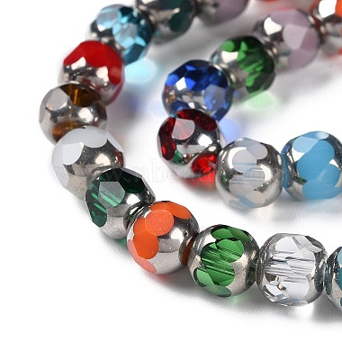Electroplate Glass Beads Strands(GLAA-K061-03)-3