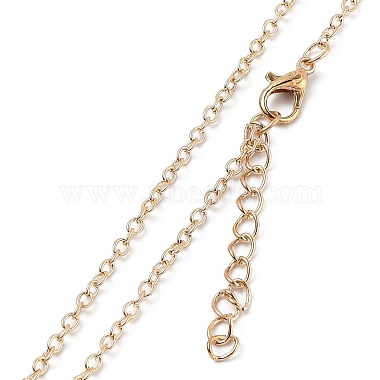 Сплав смолы кулон ожерелья(NJEW-B0003-02LG)-3