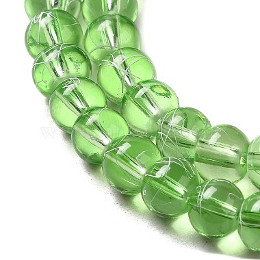 Drawbench Transparent Glass Beads Strands(GLAD-Q012-6mm-05)-5