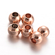 Round Brass Spacer Beads(KK-L129-37RG)-1