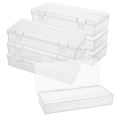 15Pcs Plastic Bead Containers with Hinged Lid(AJEW-GO0004-86)-1