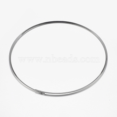 304 Stainless Steel Choker Necklaces(NJEW-F204-01P)-3