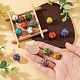 14 St&uuml;ck 7 Farben handgefertigte Lampwork-Perlen(LAMP-TA0002-42)-6