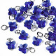 Faceted Transparent Glass Charms(GLAA-T024-06C)-1