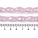 Opaque Solid Color Electroplate Glass Beads Strands(EGLA-N013-J6mm-B01)-4