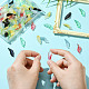 100Stk transparente Glasanh&auml;nger(GLAA-CJ0002-63)-5