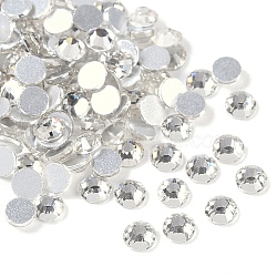 Glass Flat Back Rhinestone, Grade A, Back Plated, Faceted, Half Round, Crystal, 3~3.2mm, about 1440pcs/bag(RGLA-C002-SS12-001)