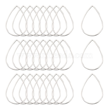 Brass Linking Rings(X-KK-T037-06P-NF)-1