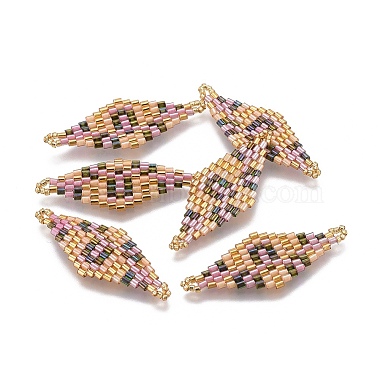MIYUKI & TOHO Handmade Japanese Seed Beads Links(SEED-E004-M24)-2