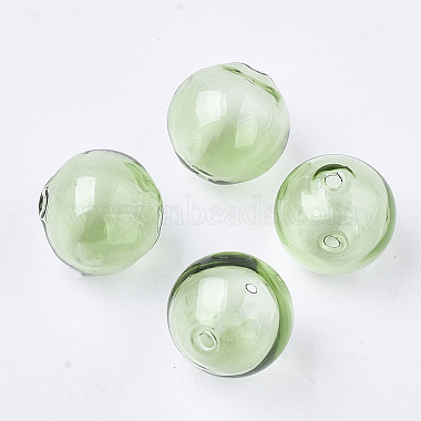 Handmade Blown Glass Beads(BLOW-T001-32B-05)-1