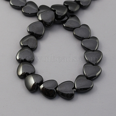 Black Heart Non-magnetic Hematite Beads