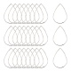 Brass Linking Rings(X-KK-T037-06P-NF)-1