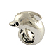 Tibetan Style Alloy Dolphin European Beads(TIBEB-7982-AS-NR)-1