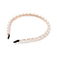 Plastic Imitation Pearls Hair Bands(OHAR-PW0007-19H)-2