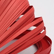 Quilling Paper Strips, Red, 530x5mm, about 120strips/bag(DIY-J001-5mm-B30)
