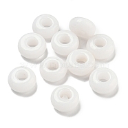 Natural White Jade Beads, Rondelle, 10x4.5mm, Hole: 3.5mm(G-Q173-03A-18)