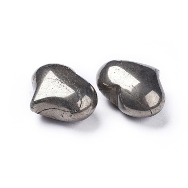 Natural Pyrite Heart Love Stone(X-G-F659-A24)-2