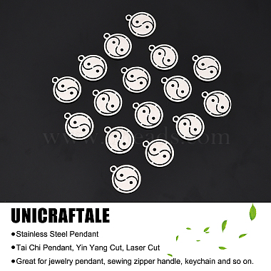 Unicraftale 16Pcs 201 Stainless Steel Charms(STAS-UN0030-53)-4