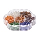 Perles de rocaille rondes en verre 7 couleurs(SEED-YW0001-24C-02)-4