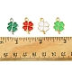 16Pcs 4 Colors Rack Plating Alloy Enamel Pendants(ENAM-FS0001-76)-5