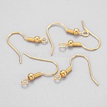 Golden Brass Earring Hooks(X-KK-Q261-5)