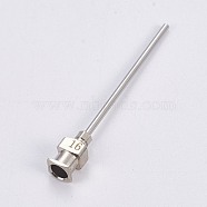 Stainless Steel Fluid Precision Blunt Needle Dispense Tips, Stainless Steel Color, 49.7x6.2x5.7mm, Hole: 4mm, Pin: 1.5mm(TOOL-WH0117-15E)