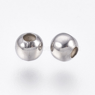 Round 304 Stainless Steel Spacer Beads(STAS-I050-06-4mm)-2