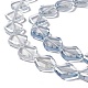Chapelets de perles en verre galvanoplastique(EGLA-L032-PL03)-3