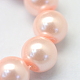 Baking Painted Pearlized Glass Pearl Round Bead Strands(HY-Q330-8mm-05)-3