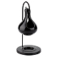 Ceramic Teardrop Candle Holder Oil Burner with Iron Rack(DJEW-WH0015-116B)-1