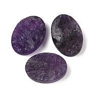 Natural Amethyst Cabochons, Oval, 24.5~25x18~18.5x8.5~10.5mm(G-K338-38B-01)