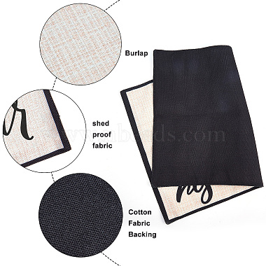 Posavasos de algodón y lino con tema de café.(AJEW-WH0201-012)-4