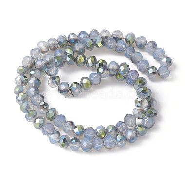 Electroplate Transparent Glass Beads Strands(EGLA-YW0001-64A)-2