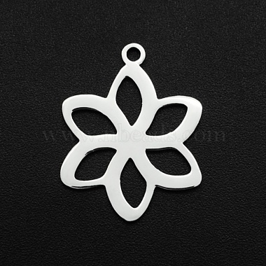 Stainless Steel Color Flower 201 Stainless Steel Pendants