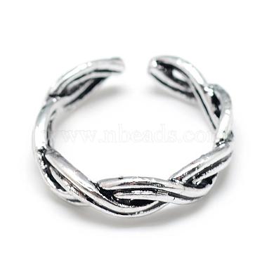 Adjustable Alloy Cuff Finger Rings(RJEW-S038-026)-2