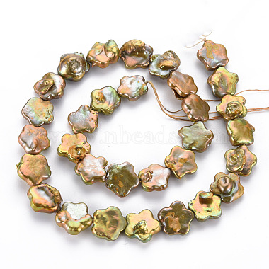 Natural Keshi Pearl Beads Strands(PEAR-S021-083B-01)-2