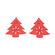 Christmas Theme Spray Painted Wood Big Pendants(WOOD-N005-85B)-2
