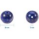 Natural Lapis Lazuli Bead Strands(G-PH0028-8mm-16)-2