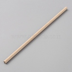 Beech Wood Sticks, Round Dowel Rod, for Braiding Tapestry, Column, Blanched Almond, 20x0.6cm(DIY-WH0430-354D)