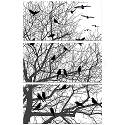 3 Sheets 3 Styles PVC Waterproof Decorative Stickers, Self Adhesive Decals for Furniture Decoration, Branch, 300x150mm, 1 sheet/style(DIY-WH0404-021)