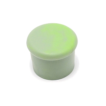 Silicone Bottle Cover, Column, Light Green, 35x27mm, Inner Diameter: 26.5mm