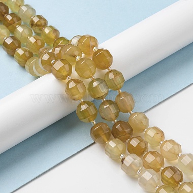 Natural Agate Beads Strands(G-C039-D02)-2