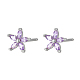 серьги-гвоздики с кубическим цирконием(FY1254-12)-1