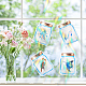 Gorgecraft 4 Sets 4 Style Waterproof PVC Window Film Adhesive Stickers(DIY-GF0005-61)-6