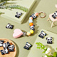 12Pcs 3 Colors Food Grade Eco-Friendly Silicone Beads(SIL-CA0001-28)-4
