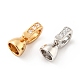 Brass Micro Pave Clear Cubic Zirconia Fold Over Clasps(KK-G425-03)-1